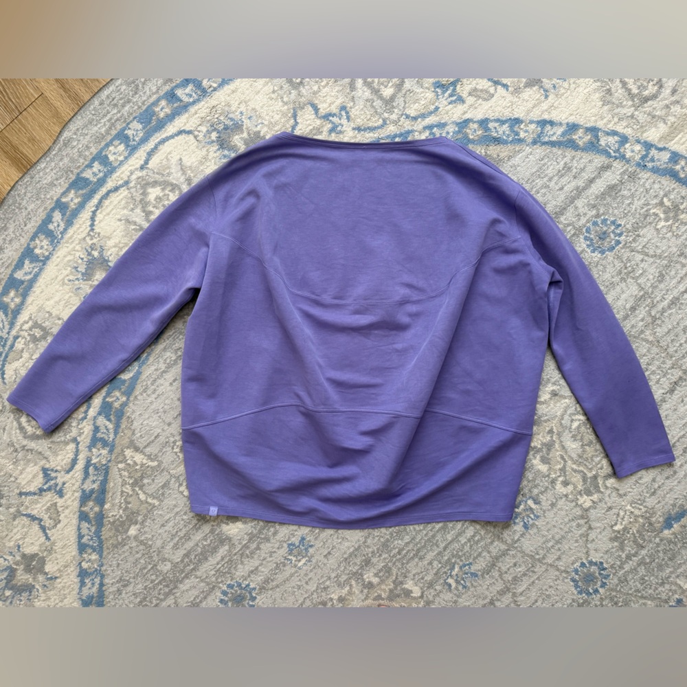 Lululemon Back in Action Long-Sleeve Shirt *Pique Dark Lavender - Picture 4 of 8